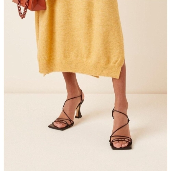 MIISTA Strappy Square Toe Sandal Size EU 37/US 6.5 - Picture 12 of 12